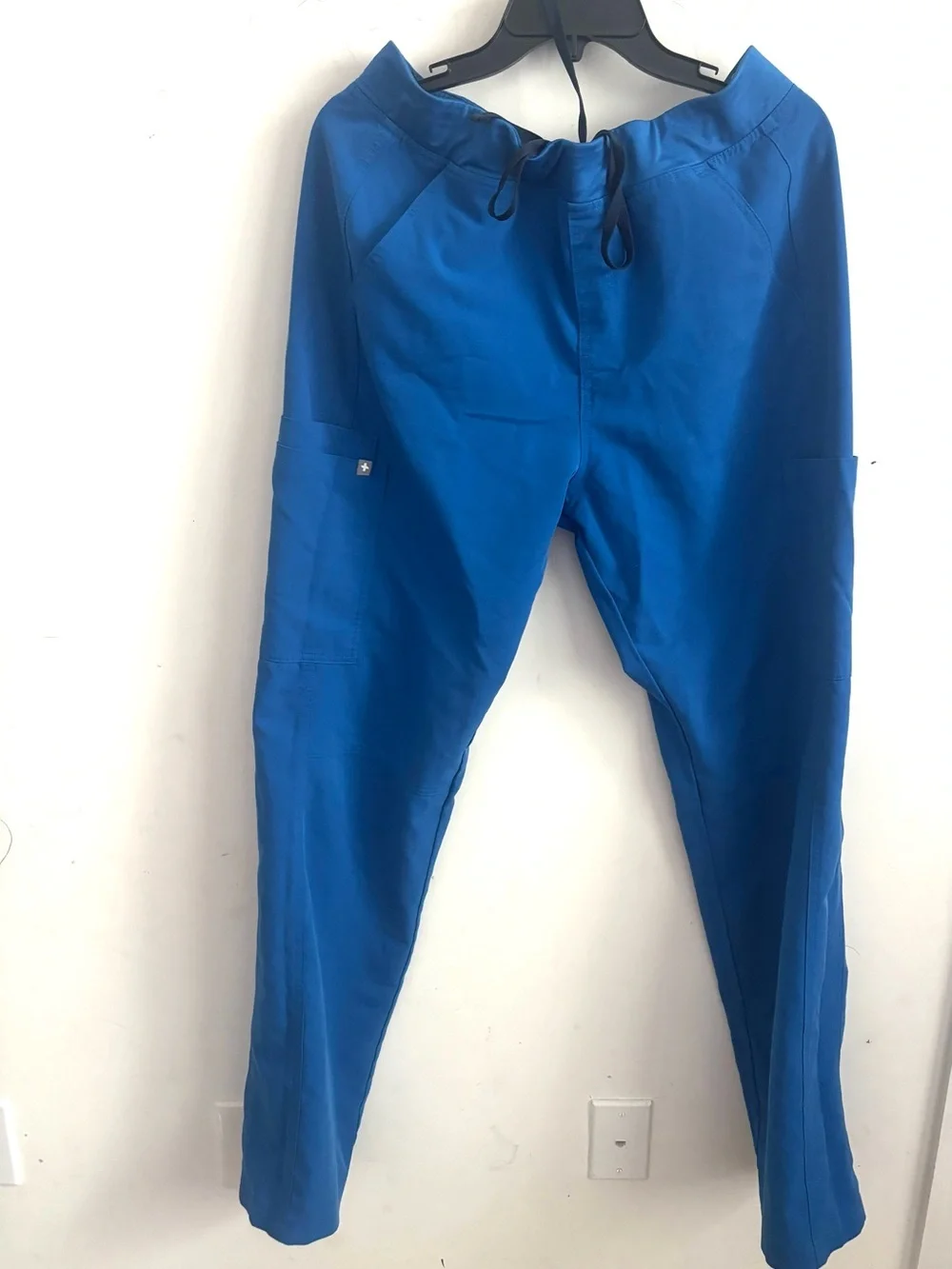 Figs Tall Men’s Pants Axim Cargo Scrub LT Royal Blue Doctor Nurse Dentist
